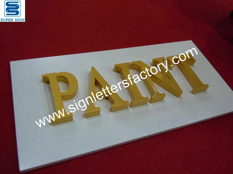 painted acrylic sign letters